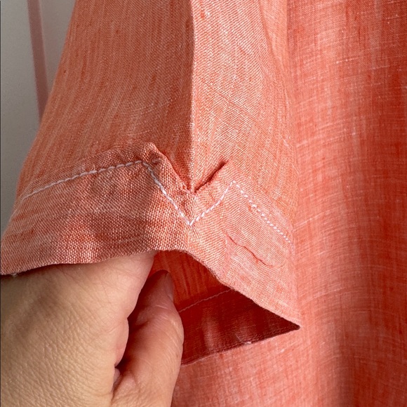 Tommy Bahama Linen Short Sleeve Button Down Shirt Size XXL - Picture 6 of 10